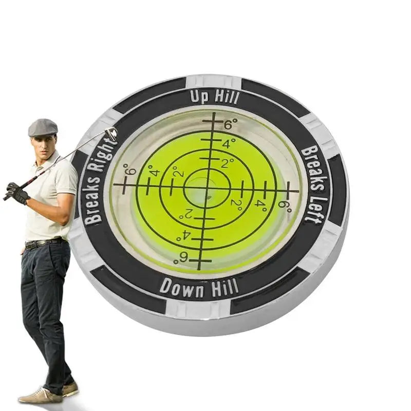Putt Green Reader Poratble Golf Putting Tool For Golfer Golf Ball Marker High Precision Level Green Reading Aid Golf Accessories Oasis Select