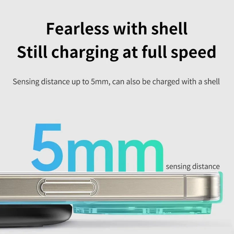 15W Fast Wireless Charger Pad For Samsung For Galaxy S25 S24 S23 S22 S21 Ultra Z Fold Flip 6 4 5 Note10 Note20 S10 Plus QI Pad Oasis Select