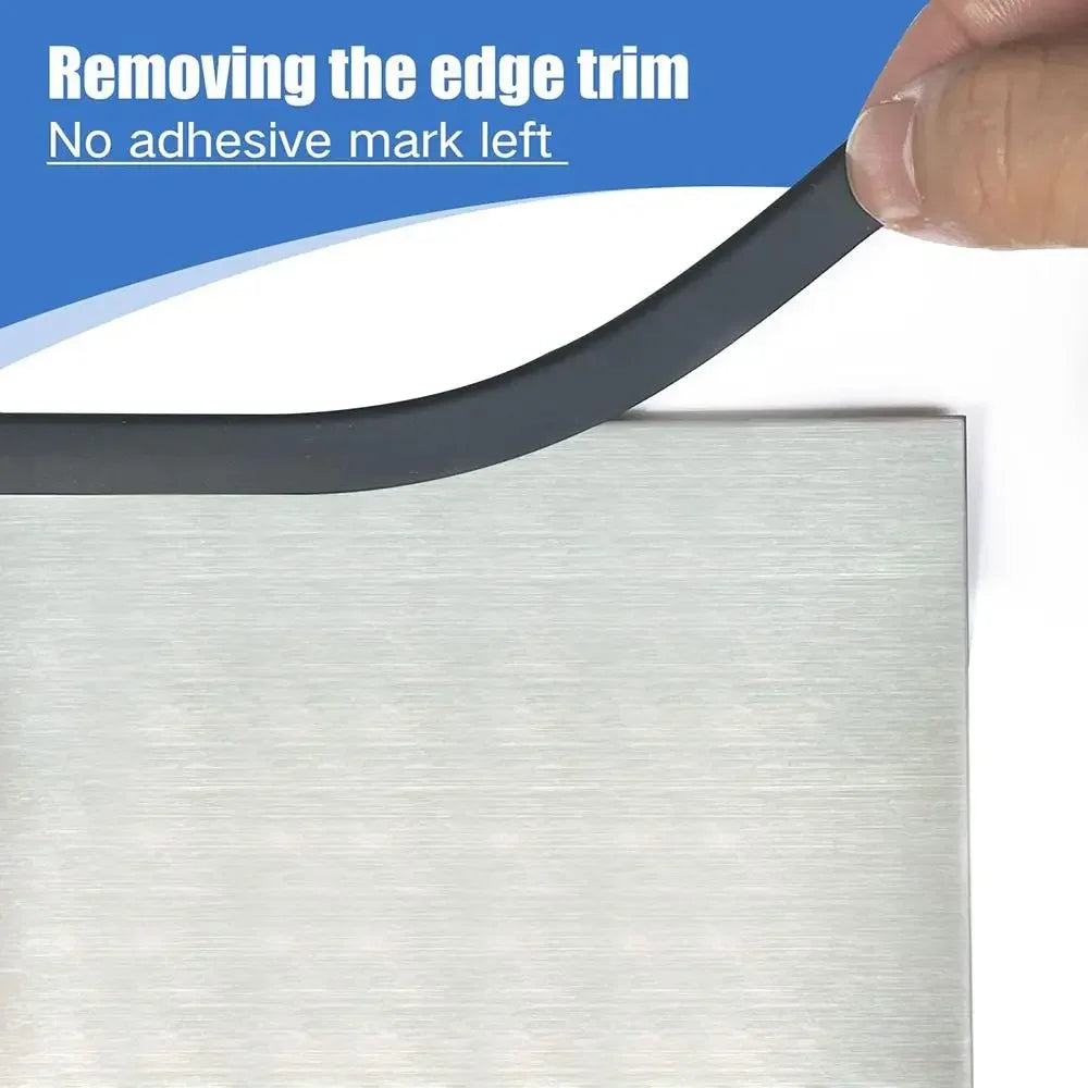 Black U-Shape Rubber Edge Trim Seal Strip 3M | Door & Car Guard