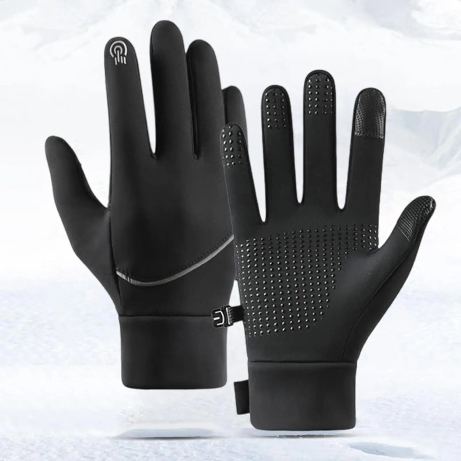 Heated Gloves for Women Man Work Touchscreen Gloves Warm Thermal Windproof Warmers for Cold Weather Cycling Hunting Driving Oasis Select