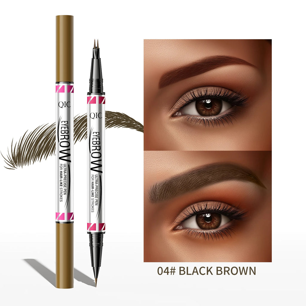 QIC Waterproof Micro Blade Eyebrow Pencil & Liquid Brow Marker
