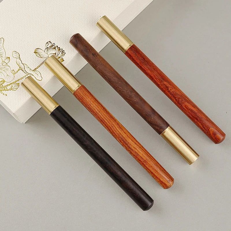 Vintage Ballpoint Pen Brass Ball Roller Pen Metal Cap Ball Pen School Students Office Stationery Supplies Writing Tools Oasis Select