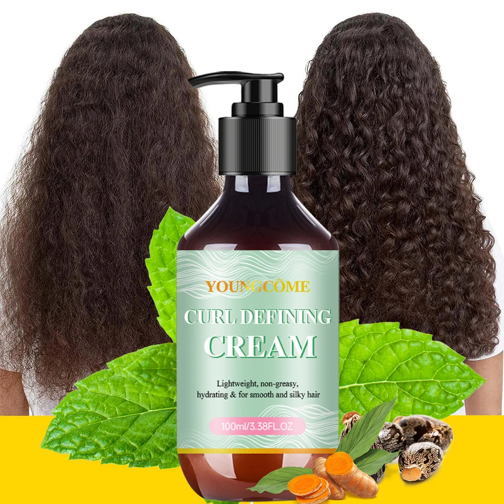 Curl Defining Cream – Anti-Frizz Moisture Lotion | 100ml