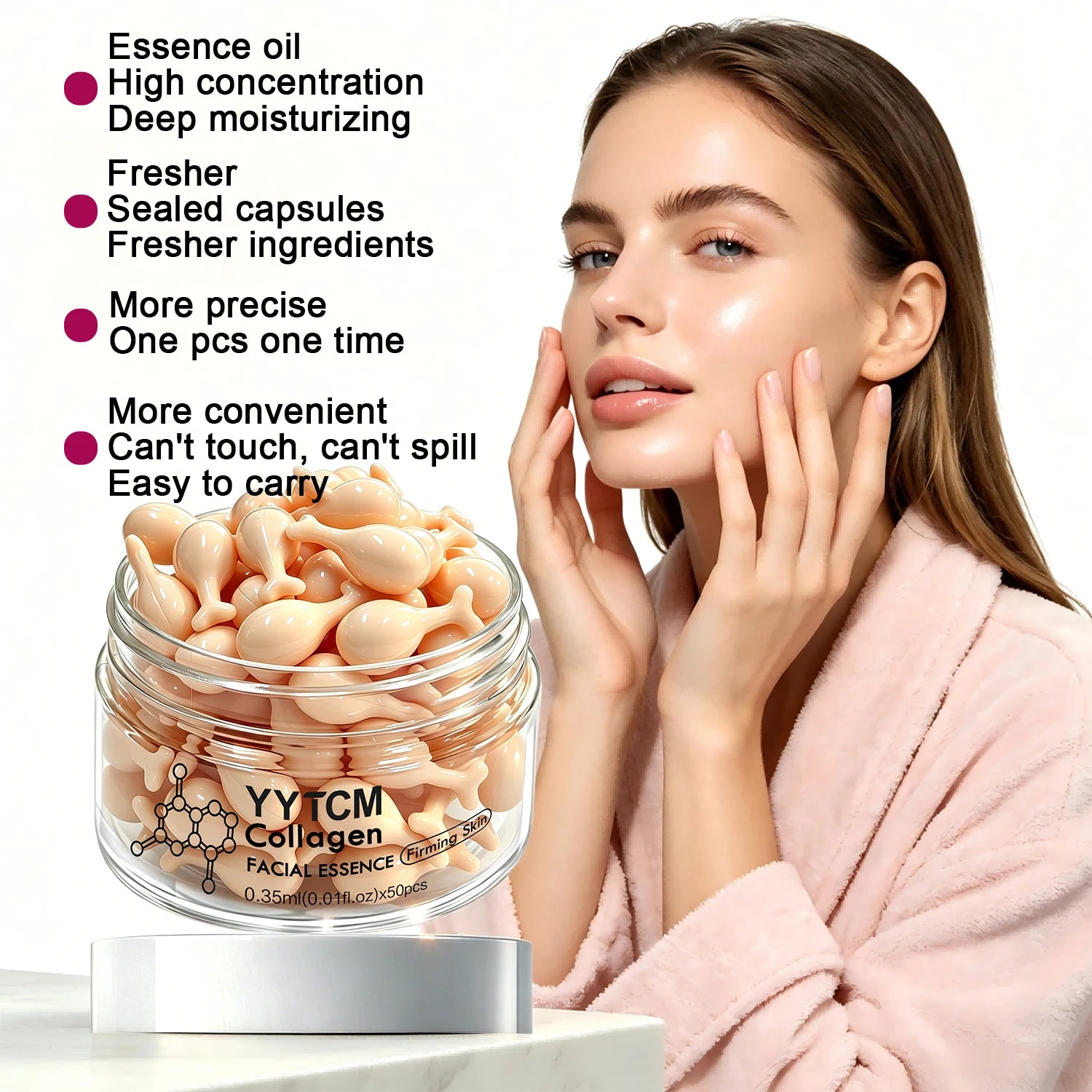 Collagen Capsule Serum – Firming, Hydrating & Nourishing Collagen Face Serum Oasis Select