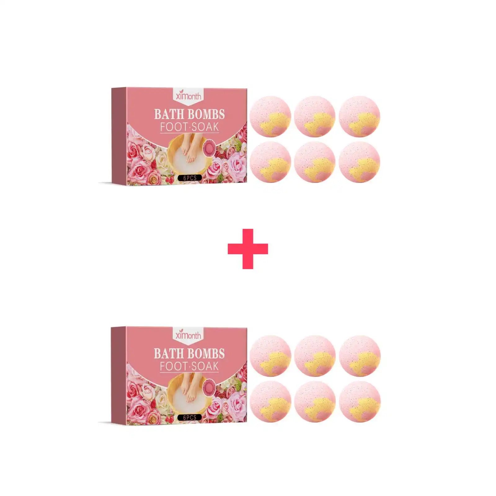 Lavender Foot Bath Ball Skin Relaxing Deep Moisturizing Improve Insomnia Rich Essential Oil SPA Handmade Feet Bath Balls 6/12pcs Oasis Select C 6pcs Boxed X 2PCS