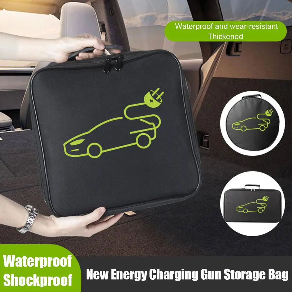 EV Charging Cable Storage Bag – Waterproof & Flame-Retardant Car Cable Storage Bag Oasis Select