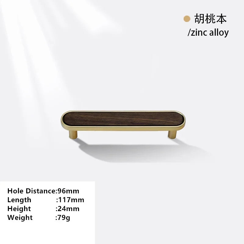 Handles Drawer Cabinet Furniture Kitchen Handles for Cabinet Knob Door Drawer Furniture Kitchen Knob Brass Polychrome Shell Oasis Select Walnut-96