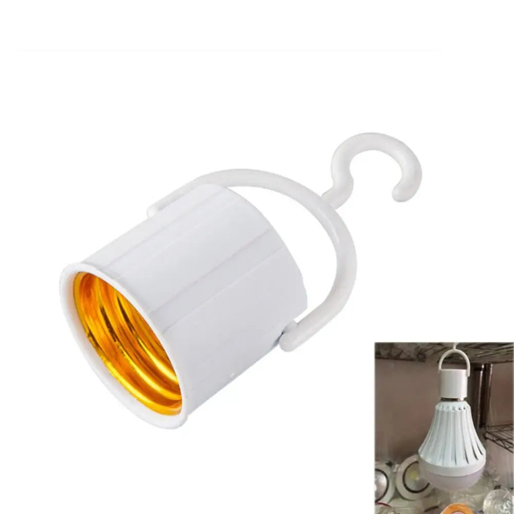 Portable For Emergency Light Bulb Socket Adapter Screw Lamp Holder E27 Hook Lamp Holder Lamp Socket Light Base Oasis Select