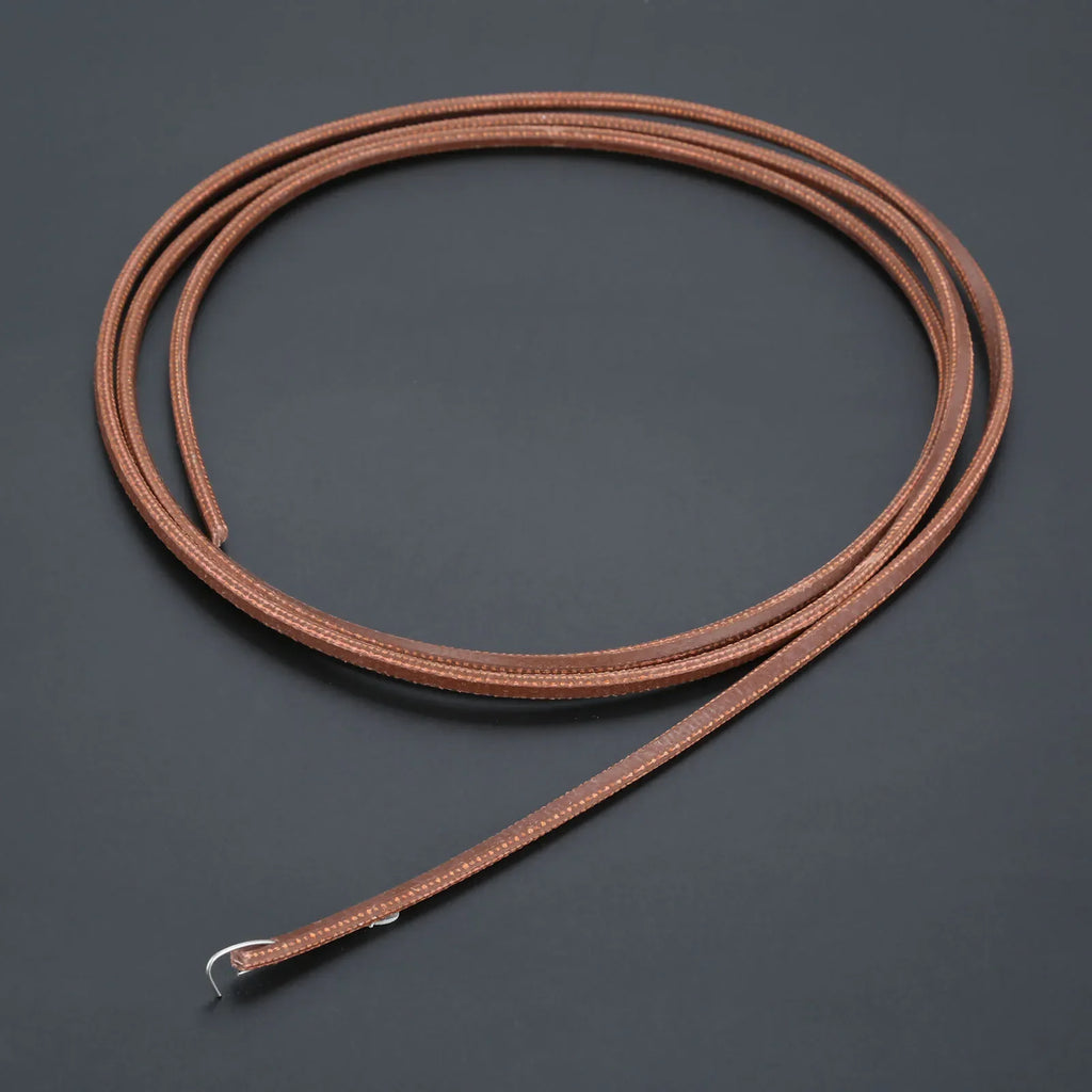 1.75M 3.5*5mm Leather Treadle Belt Trimmable Metal Hook for Old Singer Cabinets&Manual Rocking Foot Pedals Sewing Machine Parts Oasis Select
