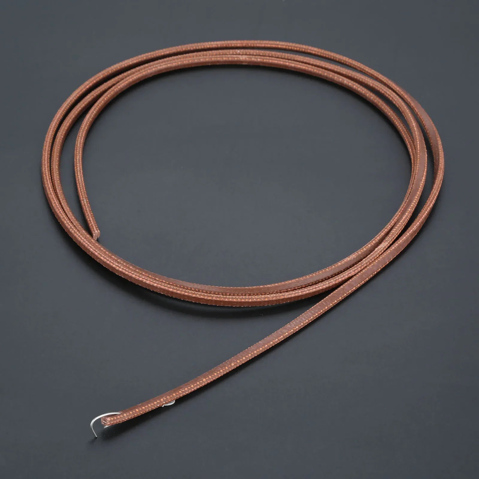 1.75M 3.5*5mm Leather Treadle Belt Trimmable Metal Hook for Old Singer Cabinets&Manual Rocking Foot Pedals Sewing Machine Parts Oasis Select