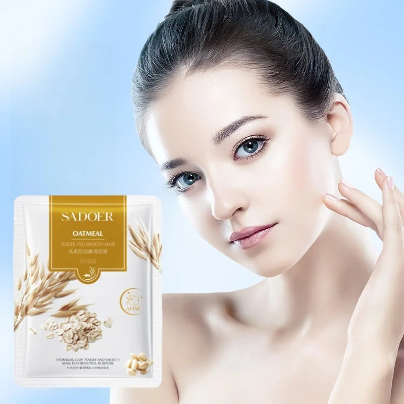 Oatmeal Face Mask – Glycerin & Hyaluronate Deep Hydration Hydrating Face Mask Oasis Select