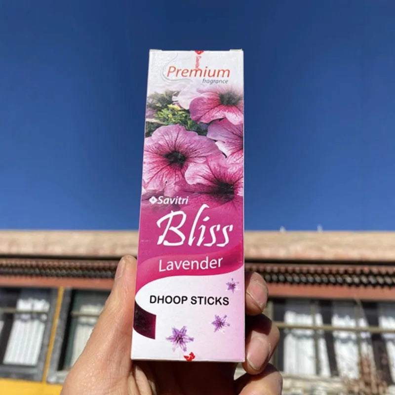 3Boxes Savitri Natural Sandalwood Incense Sticks and Lavender Rose 3-Flavor Premium Fragrant for Home Meditation Aromatherapy Oasis Select