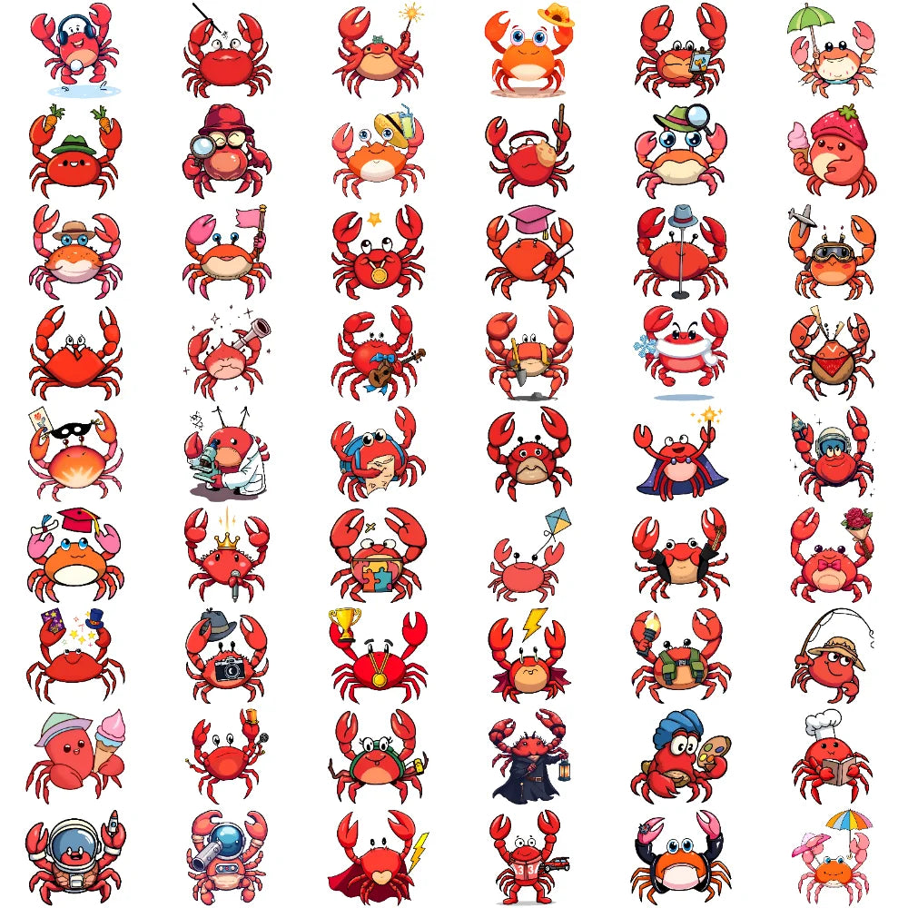 54pcs Cartoon Crocodile Temporary Tattoo Stickers – Waterproof