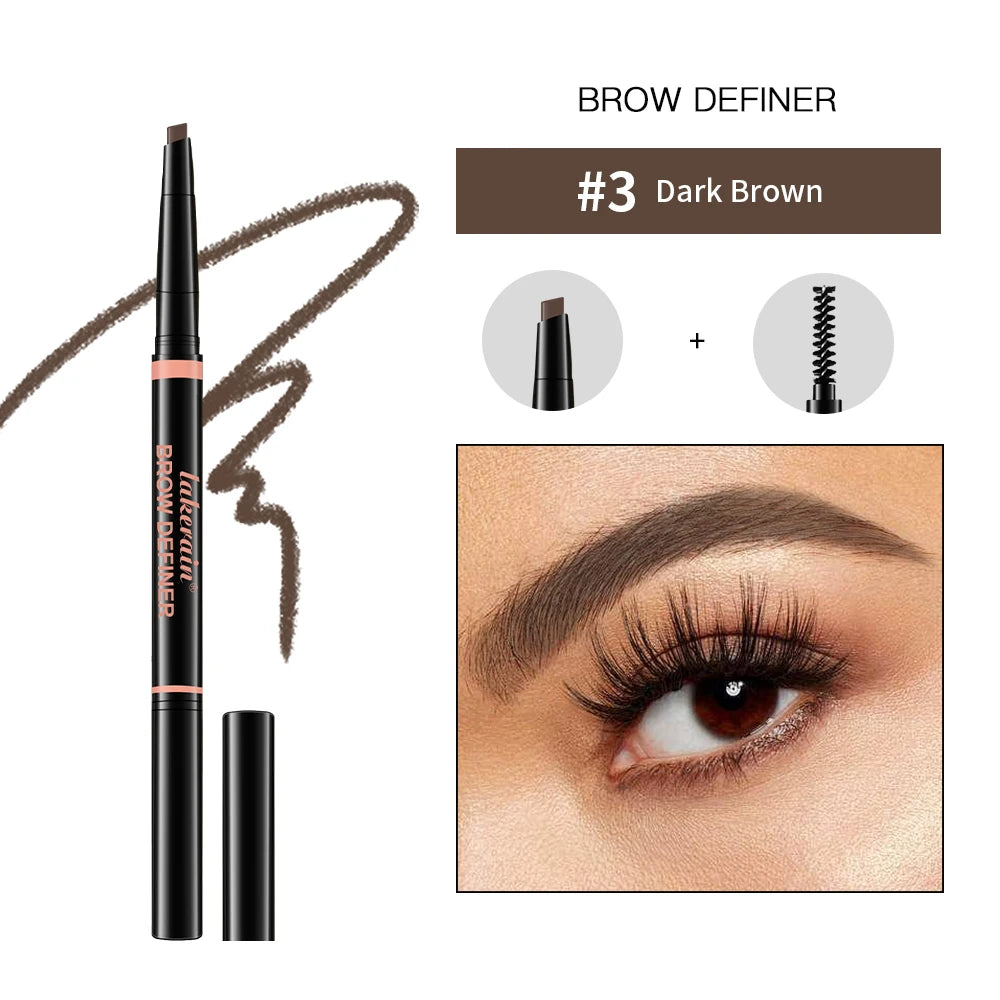 Lakerain Waterproof Rotating Triangle Eyebrow Pencil – 3 Colors