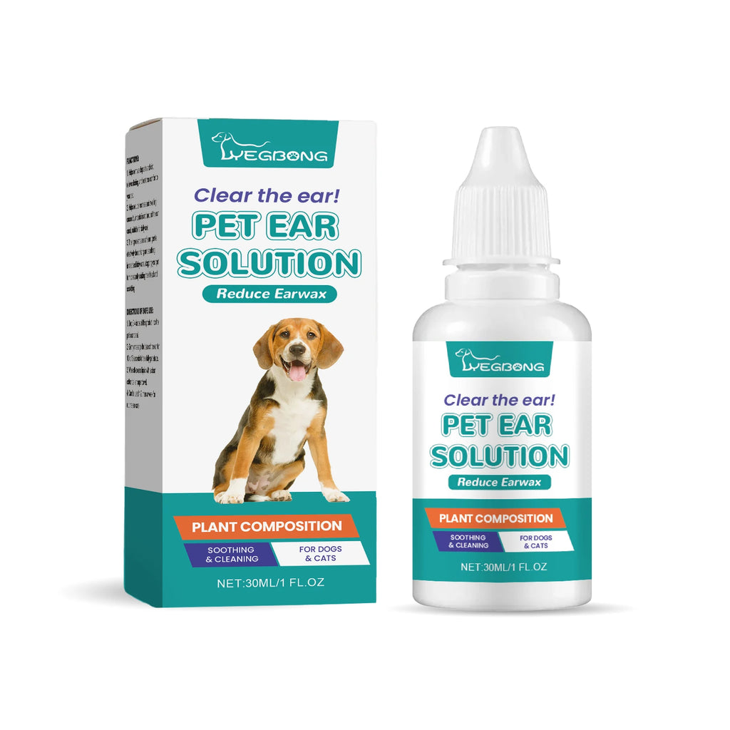 Pet Ear Cleaner Remove Ear Mites Odor Removal Dirt Relieve Itching Reduce Redness Soothing Nourishing Deodorization Pet Ear Care Oasis Select