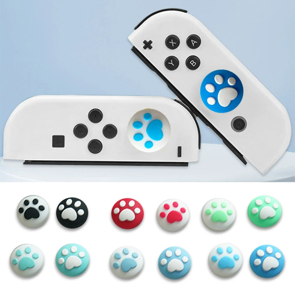 4-Pack Silicone Thumb Caps for Nintendo Switch & OLED Joy-Con