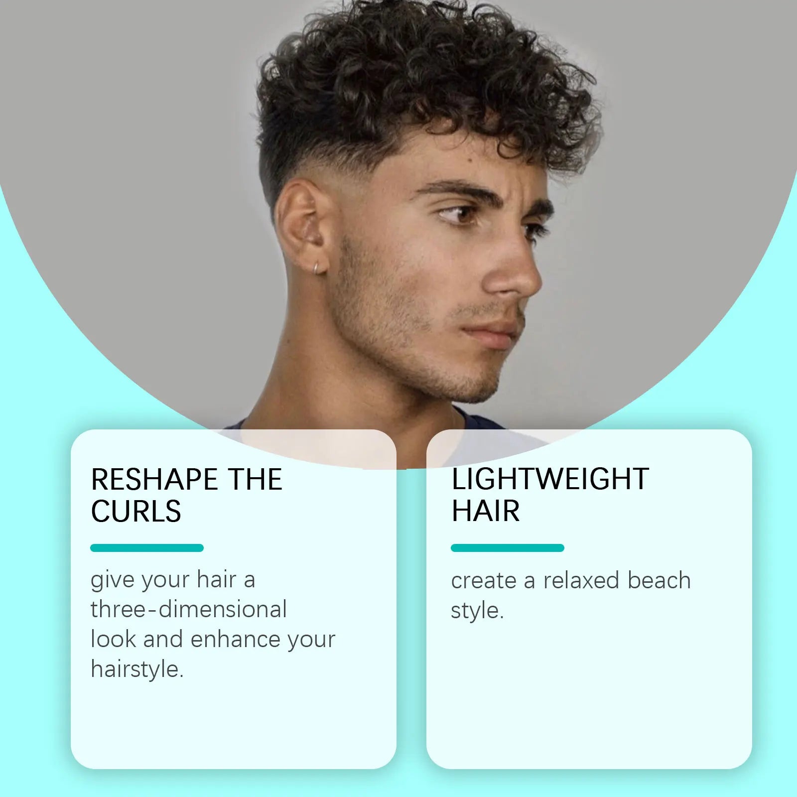 Sea Salt Hair Styling Spray Lazy Curl Defining Improving Thicken Strong Hold Non Greasy Fluffy Natural Wave Hair Nourishing Oil Oasis Select