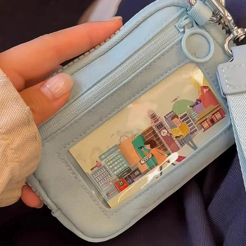 Women's Wristlet Zipper Wallet – Keychain Coin Purse & Card Holder
