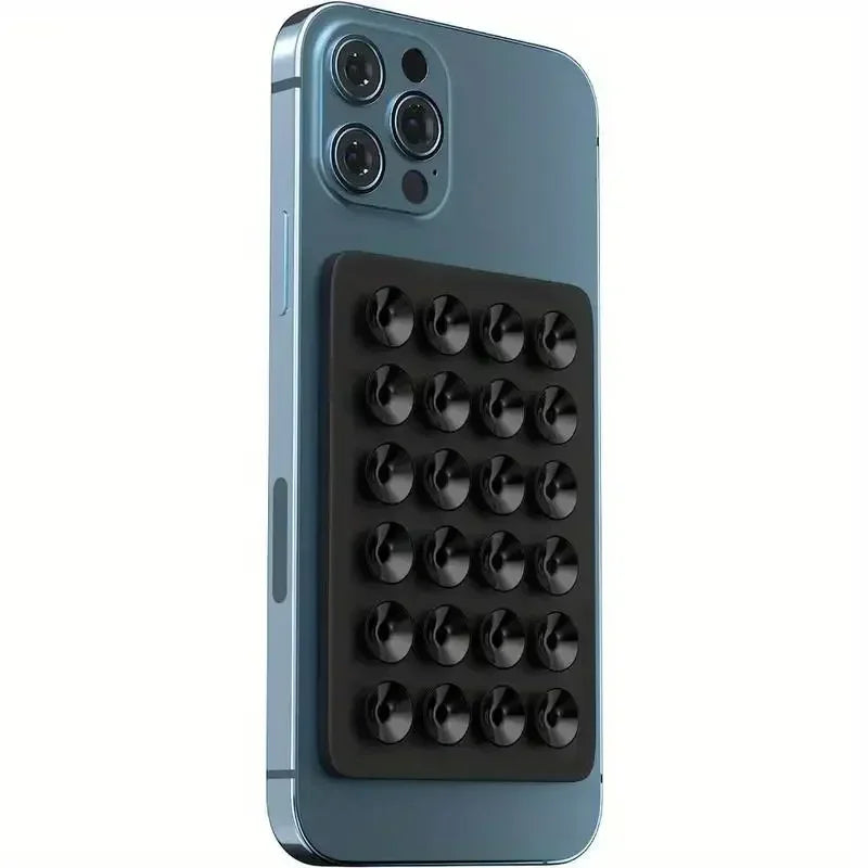 Silicone Suction Cup Phone Holder Mat | Anti-Slip Wall Mount