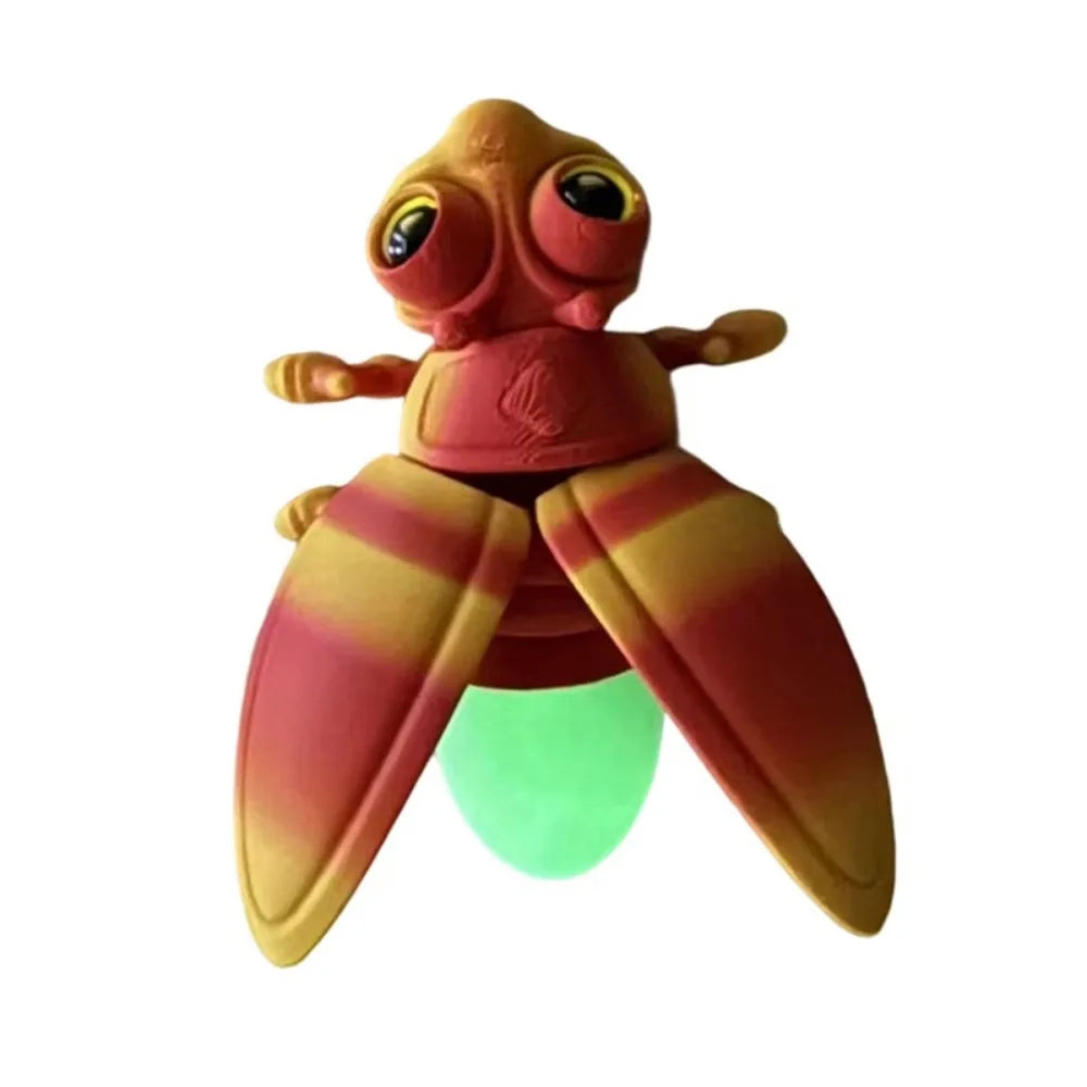 3D Printed Glow-in-the-Dark Firefly Figurine | Desk Decor