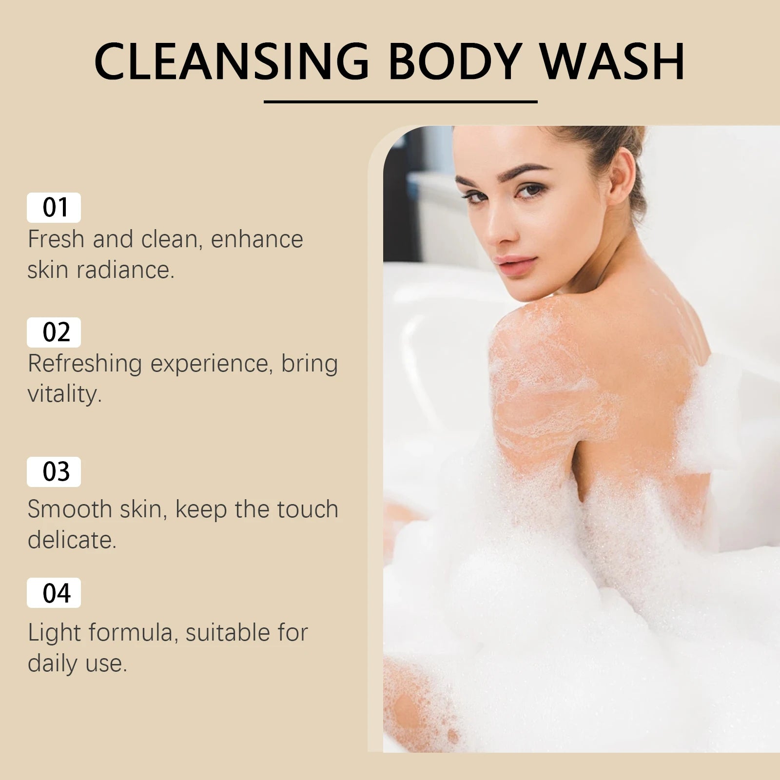 Gentle Moisturizing Body Shower Gel – Hydrating & Refreshing Body Shower Gel Oasis Select