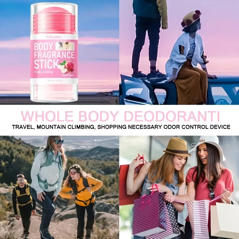 KIOLABO Peach Fresh and Dry Deodorant Stick - Eliminates hand and foot odor, leaving a fresh and cool fragrance Oasis Select