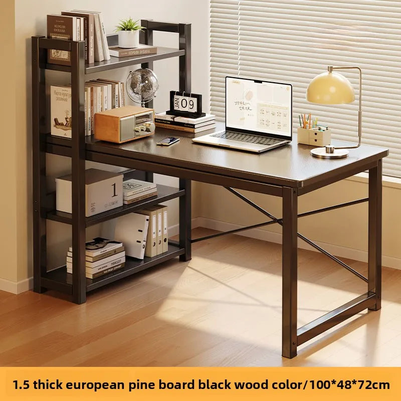 Computer desk Desktop e-sports table Rental house table Workbench Simple writing desk Study table Desk Desk Oasis Select 100Cm black