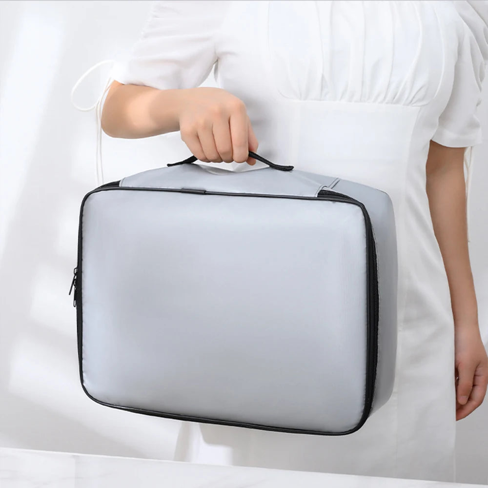Password Lock Document & ID Storage Bag – 60-Slot Organizer