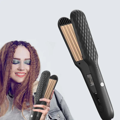 3D Hair Crimper Iron – Volumizing Corn Wave Styling Tool Hair Crimper Iron Oasis Select