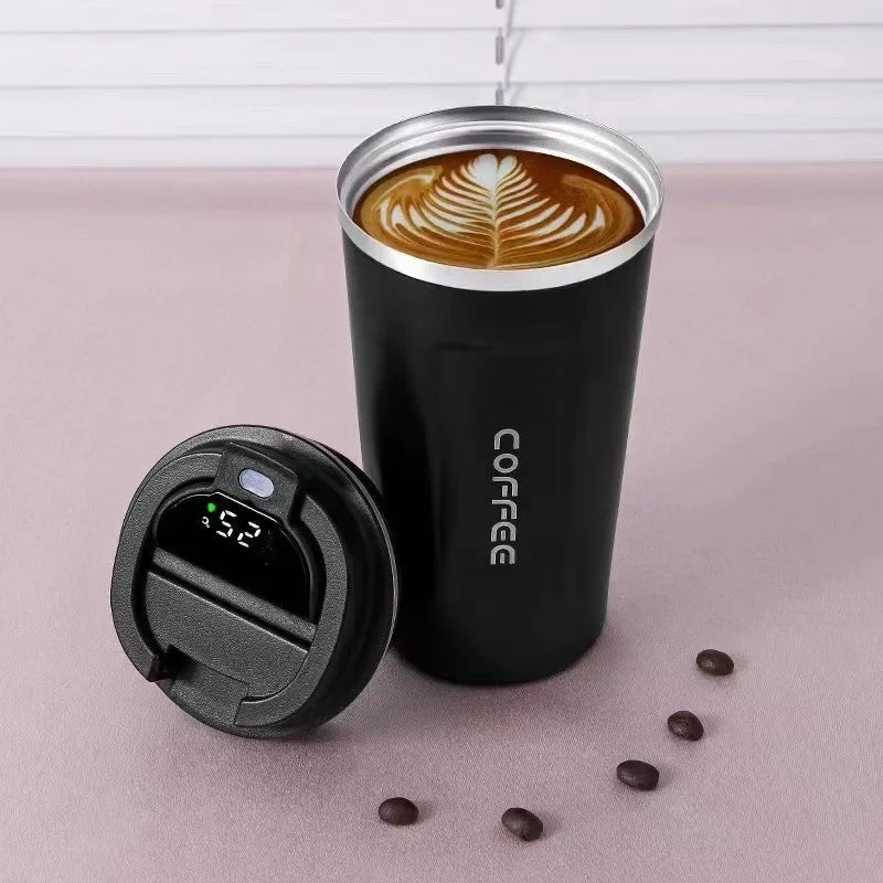 Smart Coffee Tumbler with LED Temp Display – 380ml & 510ml