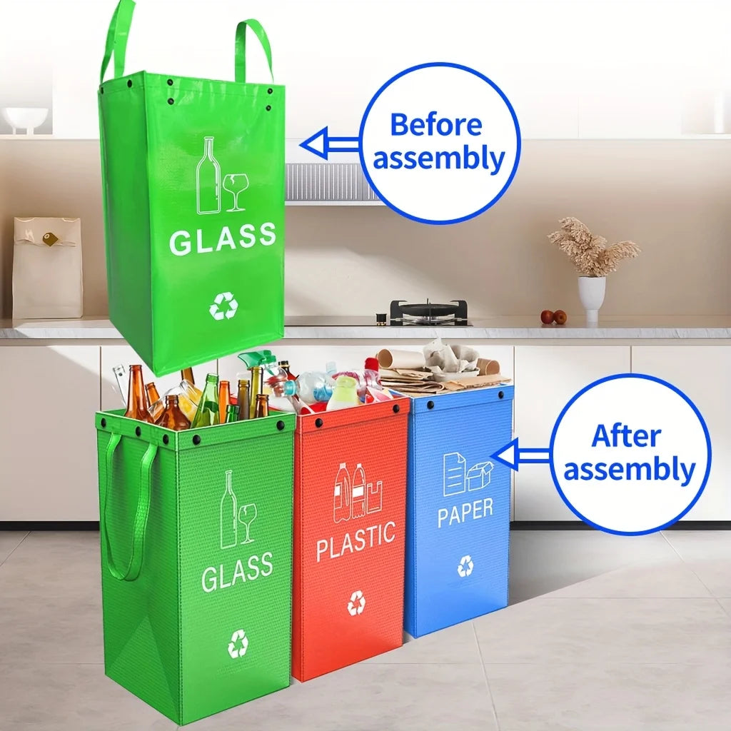Large Capacity Foldable Trash Can of 120L Waterproof and Dirt-resistant Portable for Home Kitchen Outdoor Camping Yard Leaf Fall Oasis Select