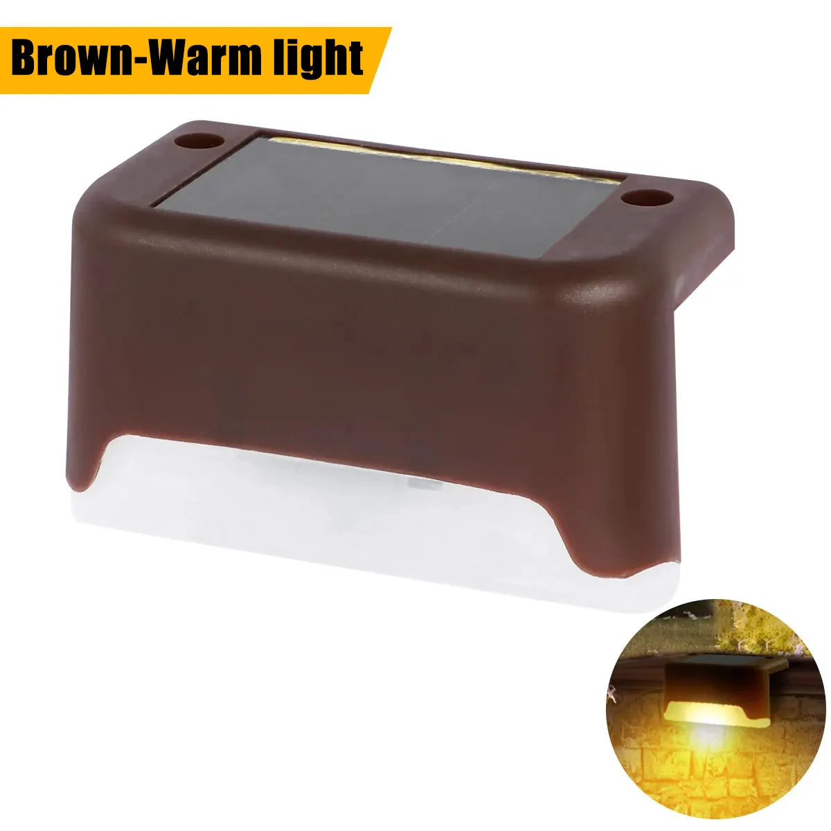 Solar LED Step Lights – Waterproof Outdoor Stair & Path Lamp