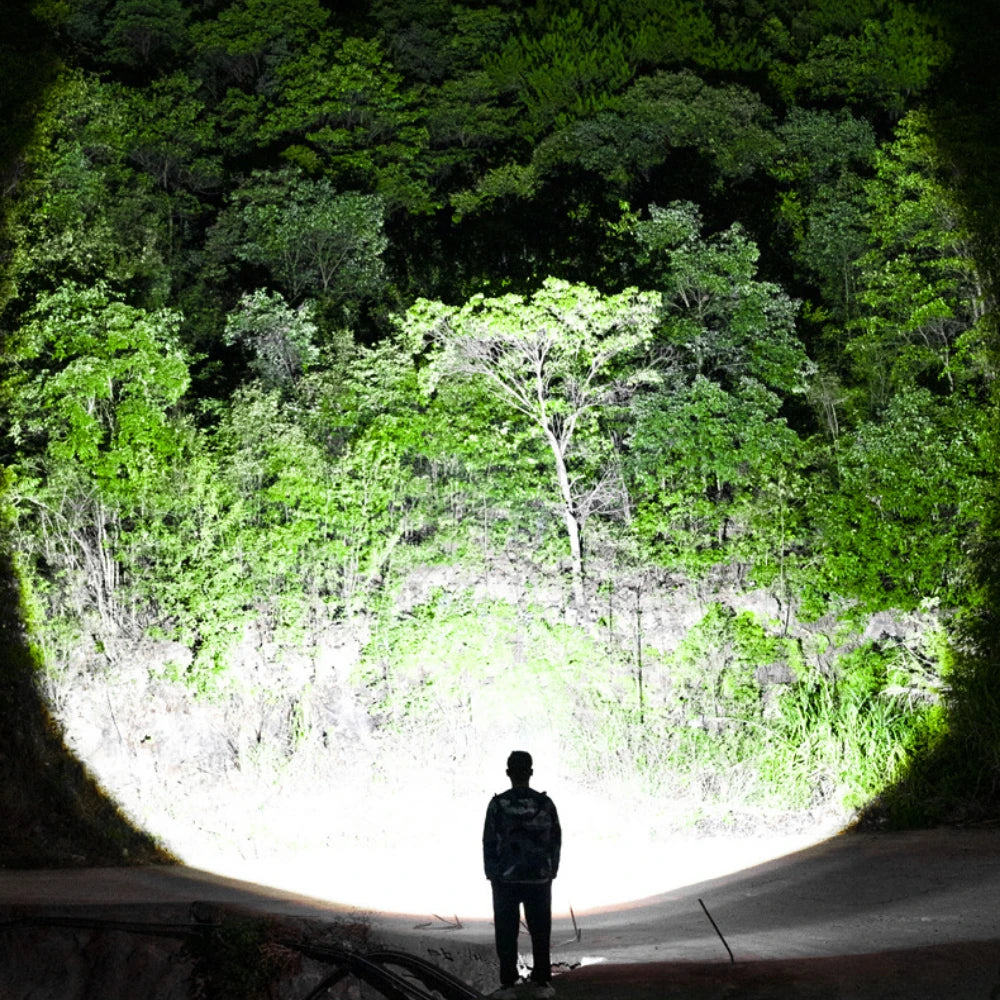 POCKETMAN 30W LED Rechargeable Headlamp | Zoom & Sensor