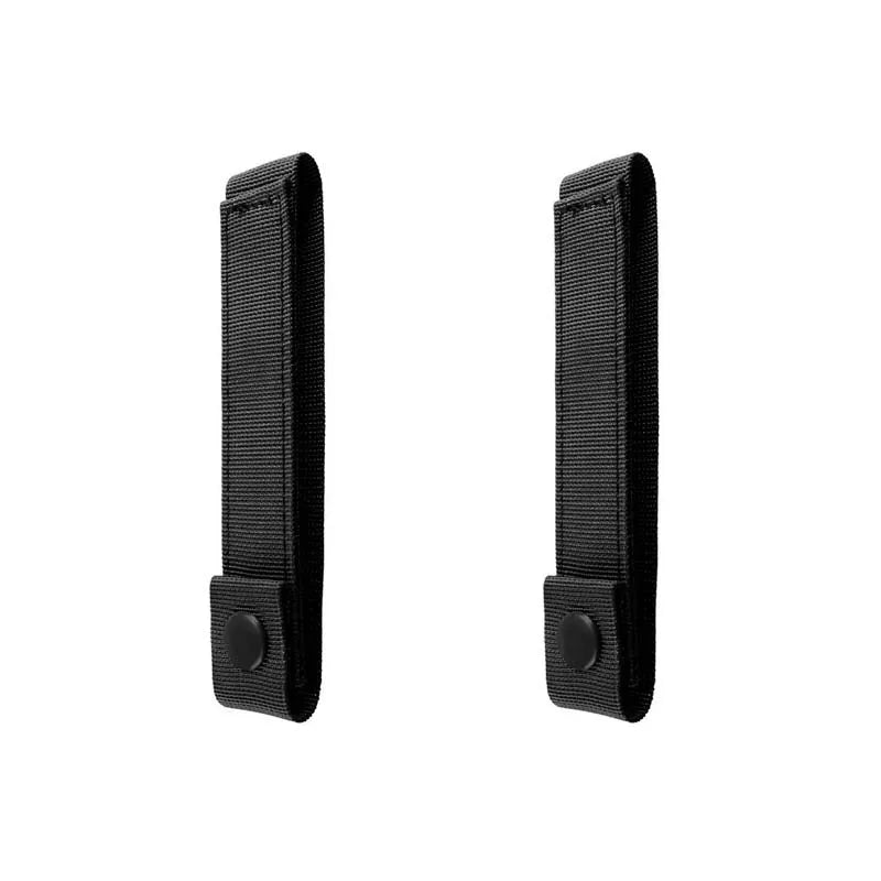 1/2pcs Ribbon Webbing Buckle Key Hook Clip Water Bottle Holder Climbing Carabiner Belt Backpack Hanger Hook Oasis Select 2pcs long-black