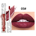 QiBest Diamond Shimmer Lip Gloss – 10 Colors Glitter Pearl Glaze Glitter Lip Gloss Oasis Select 05