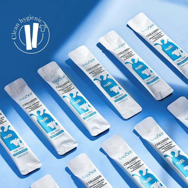 SADOER Milk Sleeping Mask 30pc – Hydrating & Anti-Wrinkle Sleeping Face Mask Oasis Select