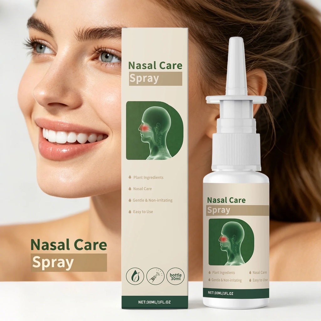 Nasal Cleaning Spray Relieve Nasal Cavity Congestion Soothing Mucosa Remove Pollution Dirt Plant Formula Cleanse Nose Care Tool Oasis Select