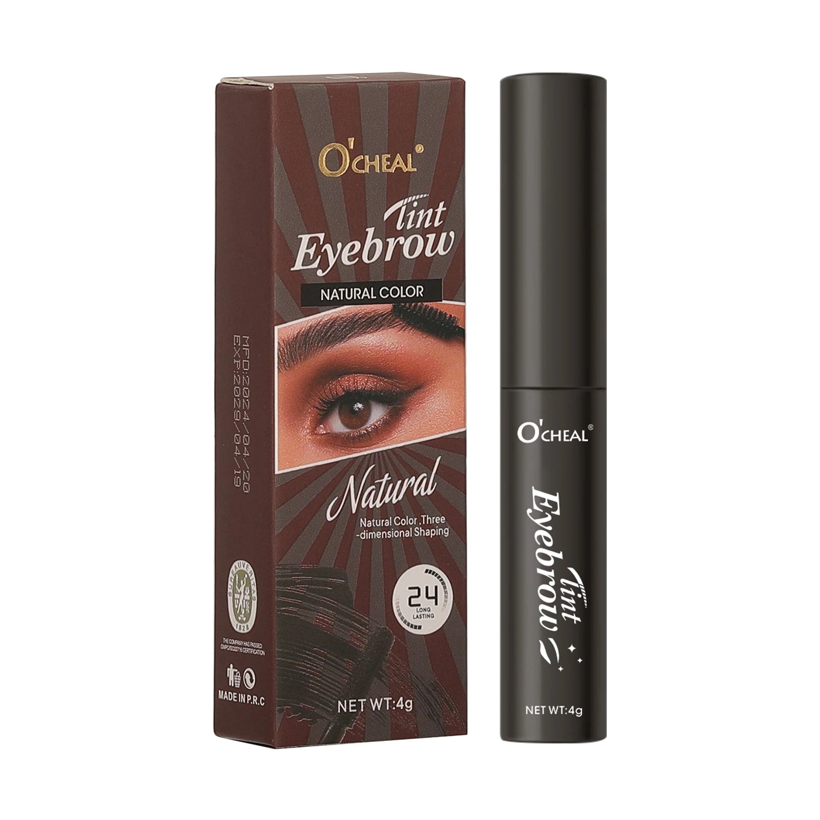 O'Cheal Eyebrow Gel – 4 Colors, Waterproof, Long-Lasting