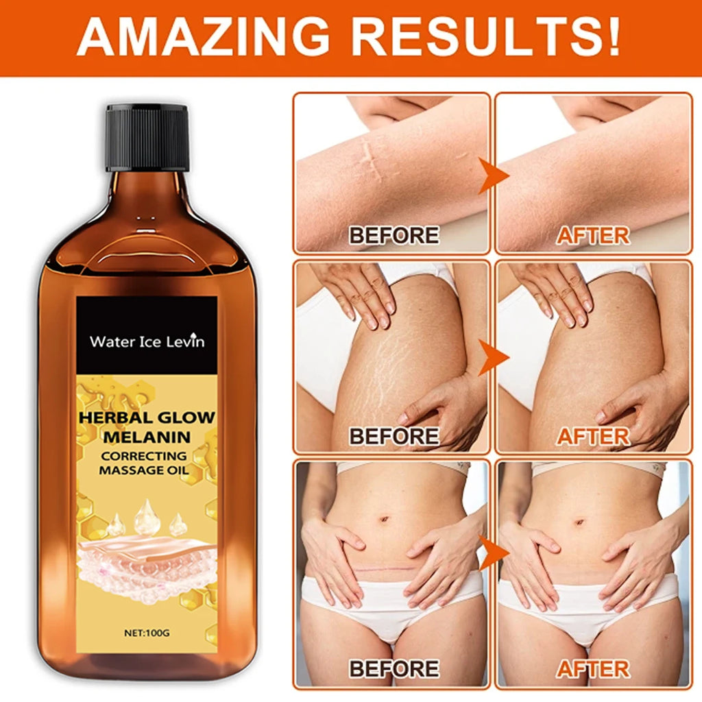 Herbal Glow Melanin Correcting Oil – Bee Venom & Vitamin C Brightening Face Oil Oasis Select