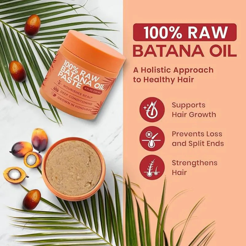 Organic Raw Batana Oil for Hair Growth 100% Pure,Thick and Strong Natural Hair mask Cold Pressed Cosmetic Scalp Mask for Men Oasis Select