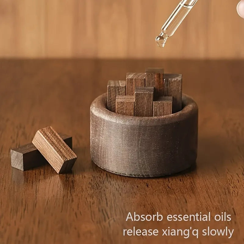 Creative Wooden Diffuser Wooden Stick Aromatherapy Dispenser Home Aromatherapy Diffuser Decorative Essential Oil Container Oasis Select