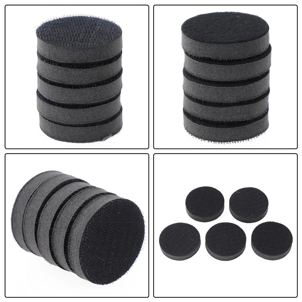 5pcs 50/75mm Soft Density Interface Pad Sponge Buffer Backing Pads Hook-Loop Sander Discs Abrasive Tools Oasis Select