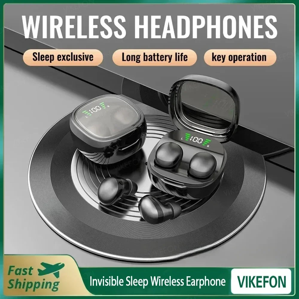 Mini 5.3 wireless bluetooth headset small earbuds sleep work sports invisible headphones HD HIFI bass sound quality earphones Oasis Select
