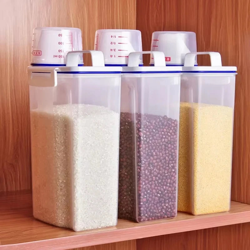 Moisture-proof Grain Jar Rice Jar Grain Storage Box Pet Food Bucket Storage Jar Sealed Bucket Filled Rice Bucket Oasis Select
