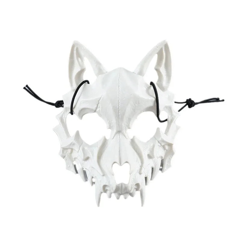 Neo-Gothic Style Halloween Half Face Mask Mesh Mask Popular Ornaments for Men Women Fancy Dress Ball Secondary Yuan Oasis Select