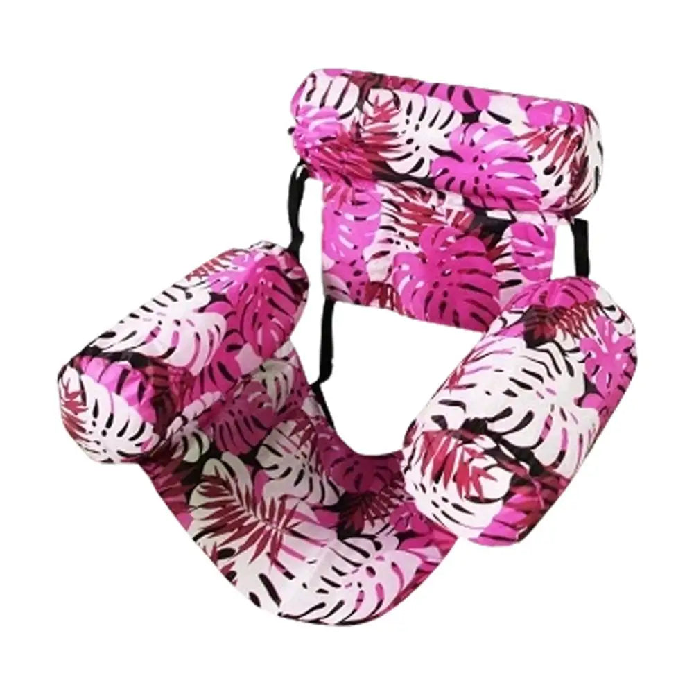 Portable Foldable Inflatable Water Hammock, Comfortable Pool Lounge Chair, Heavy-Duty Floating Recliner Bed for Adults Swimming Oasis Select 03