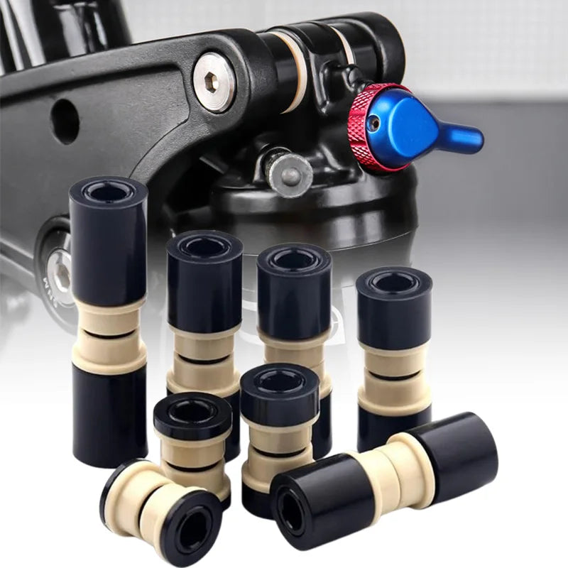 MTB Rear Shock Bushing Suspension Absorber Sleeve DU Bush ID 8mm OD 12mm 22-68mm Mountain Bike Accessories Spare Parts Oasis Select