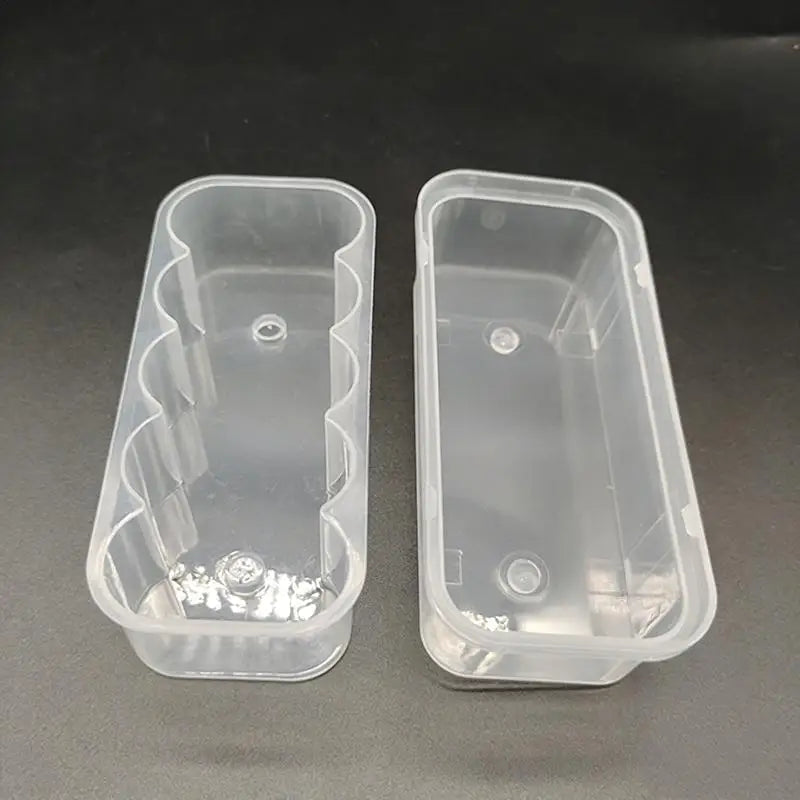 SUSU 20mL 10-Slot Vial Storage Case Plastic Clear Microtube Storage Box Stackable Freezer Tube Box Refrigerator Organizer Oasis Select