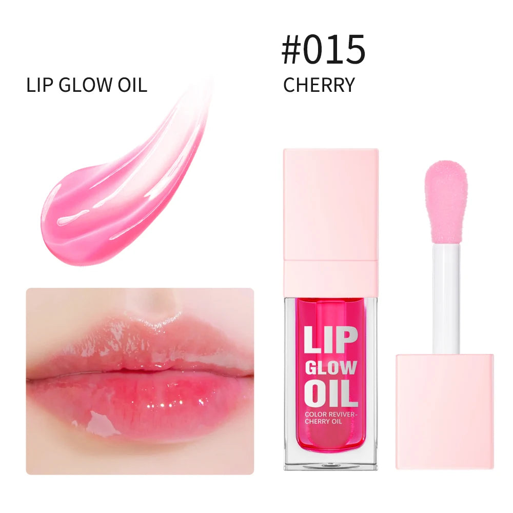Lip Glow Oil Jelly Lip Gloss Set Long Lasting Permanent Lipstick Woman Tint for Lips Stick Free Shipping Lipgloss Glosses Stain Oasis Select