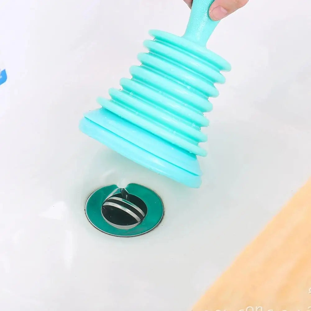 Heavy-Duty Toilet & Sink Plunger – Bellows Drain Dredge Tool